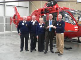 Air Ambulance cheque presenatation