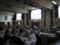 Shirley pensioners enjoying their party.