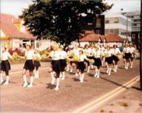 1980 Drum majorettes