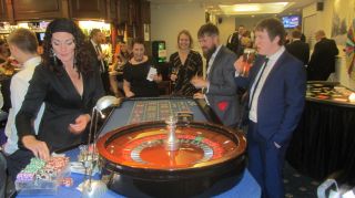 Roulette table