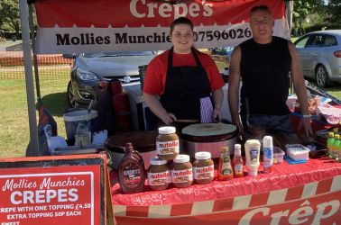 Mollies Munchies serve up their delicious crepes