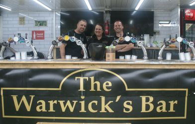 The Warwick Bar ready to quench a few thirsts